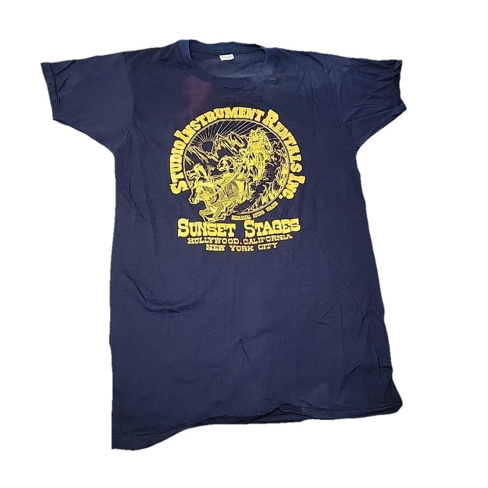 Vintage 1979 Billboard’s Disco Forum V Staff T-shirt Sunset Stages Shirt 1970s