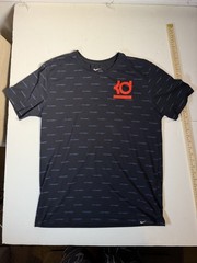 The Nike Tee Large L Black 2016 KD Kevin Durant Easy Money All Over Print Shirt
