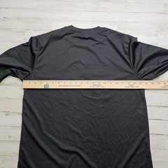 Retro Land of the Free Home of the Brave Long Sleeve Shirt Wicking Sz LG Black