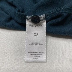 Primark Teal Blue Colorblock Polo Dress Sz XS Short Sleeve Preppy Casual EX14