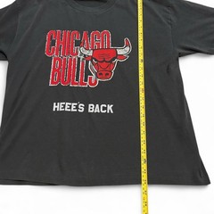 90s Chicago Bulls “Heee’s Back” Graphic T-Shirt
