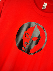 American Apparel Men’s Large Graphic T-Shirt Red Crew Neck Casual