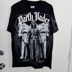 Star Wars Mad Engine Darth Vader With Storm Troopers Black T Shirt Sz L