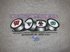 Vintage Champion Gray NCAA Men’s Frozen Four T-Shirt