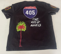ETERNITY BC/AD Men`s T-shirt 2XL Los Angeles City of Angels LA Black 8 24 XXL