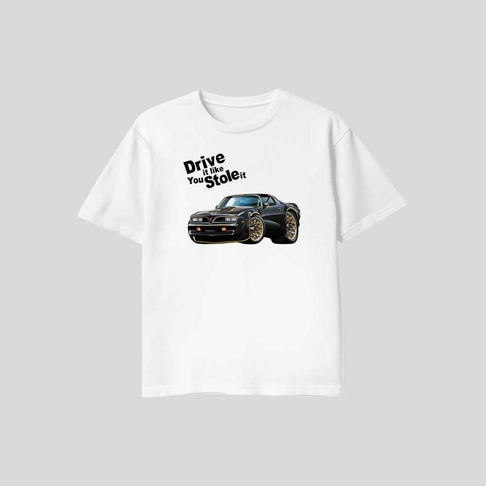 Pontiac Trans am Bandit Drive It Like You Stole It T Shirt Black XL L M Gildan