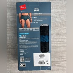 Hanes Men’s Premium Multicolor Tagless Briefs 7 Pack Size Medium