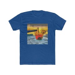Happy Hour on Sifnos (Greece)- — Men’s Fitted Cotton Crew Tee