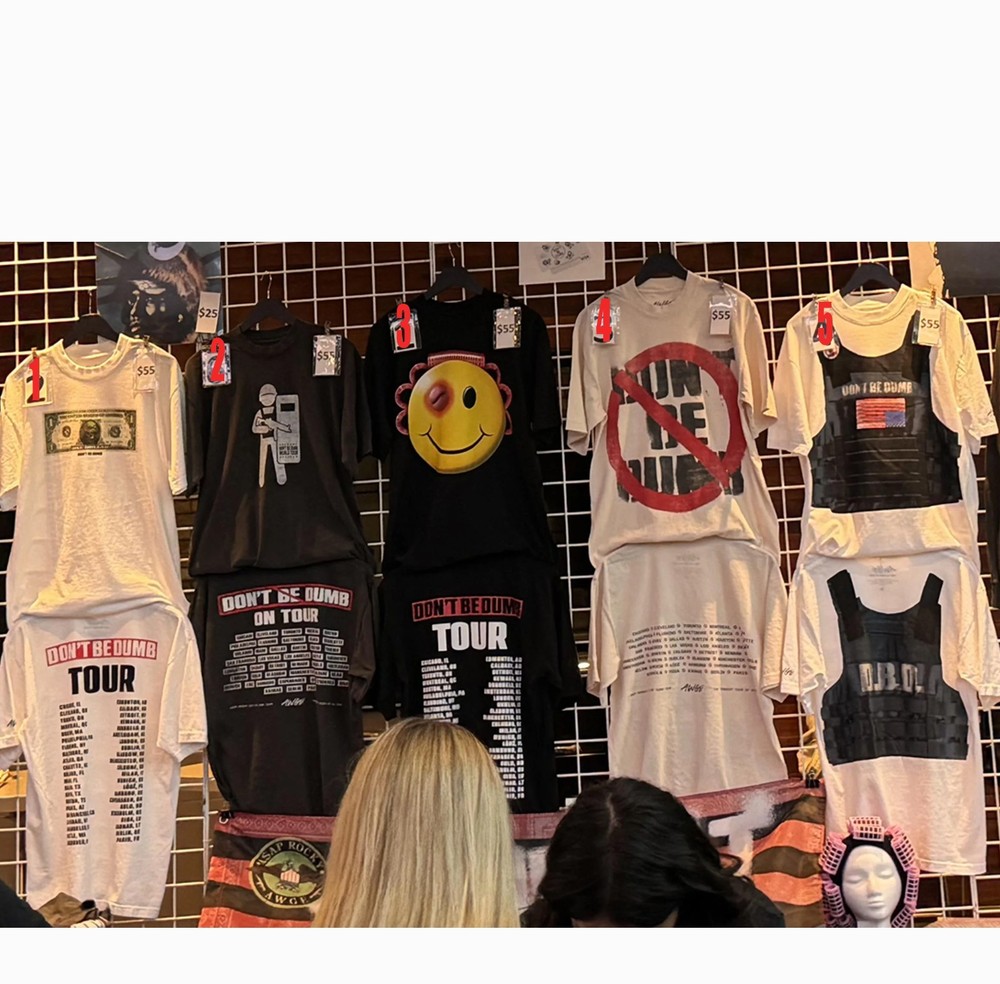 ASAP Rocky Dont Be Dumb On Tour 2026 T shirt reprint