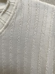NEW Amongst Others Men’s Large Off White Drop Shoulder Boxy Short Sleeve T-Shirt