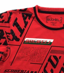 Men’s Bucheli Cotton T Shirt,Italian Style,Slim Fit,Stretch M….A16.A