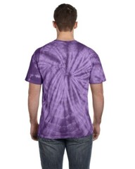 Tie-Dye Adult 5.4 oz. 100% Cotton Short Sleeves Spider T-Shirt CD101