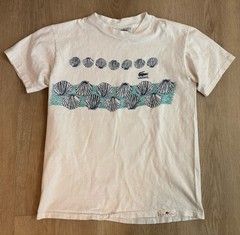 Vintage Rare Izod Lacoste 90’s Seashells T-shirt Men’s M Fits Small Graphic Tee