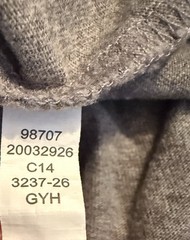 Duluth Trading Co Longtail T Long Sleeve T-Shirt Mock Neck Gray Utility Work XL