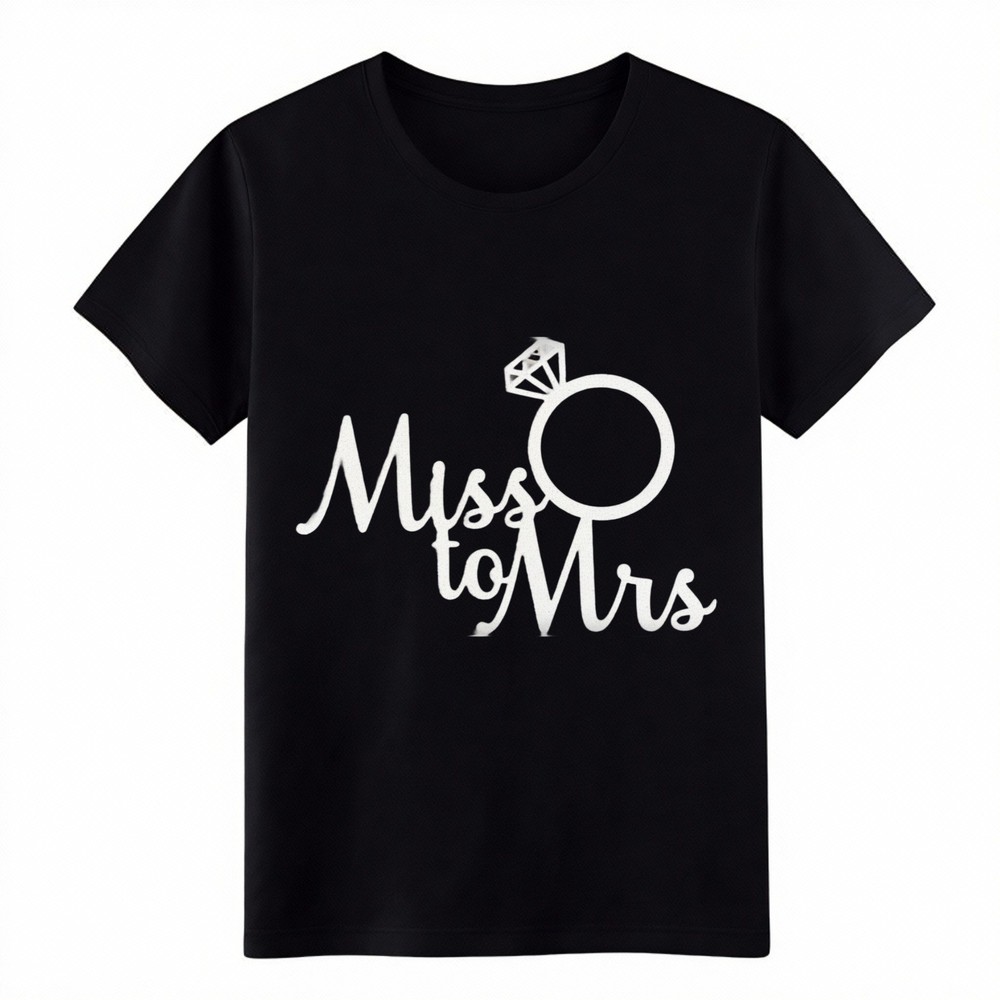 Bride to Be Miss to Mrs Tee,Engagement Ring Graphic Shirt,Bachelorette PartyGift