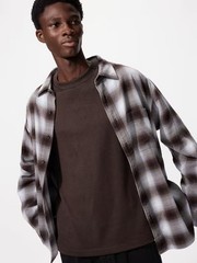UNIQLO UNISEX Soft Knitted Fleece T-Shirt Soft Smooth Knit-like Texture NEW