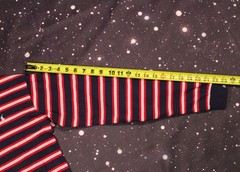 Vintage Polo Ralph Lauren Red & Blue Striped L/S T-shirt – Large – Made in USA