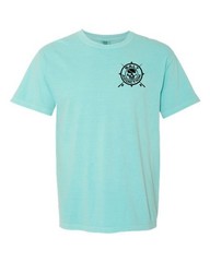 Salt Addiction Nautical compass Logo Fishing Short Sleeve T Shirt Ocean