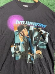 Vintage 90s Tim McGraw And The Dance Hall Doctors Tour T Shirt Men’s XL Black