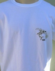 Hawaiian Hawaii Surfing Beach White T-shirt Tribal Shark Island Chain Map