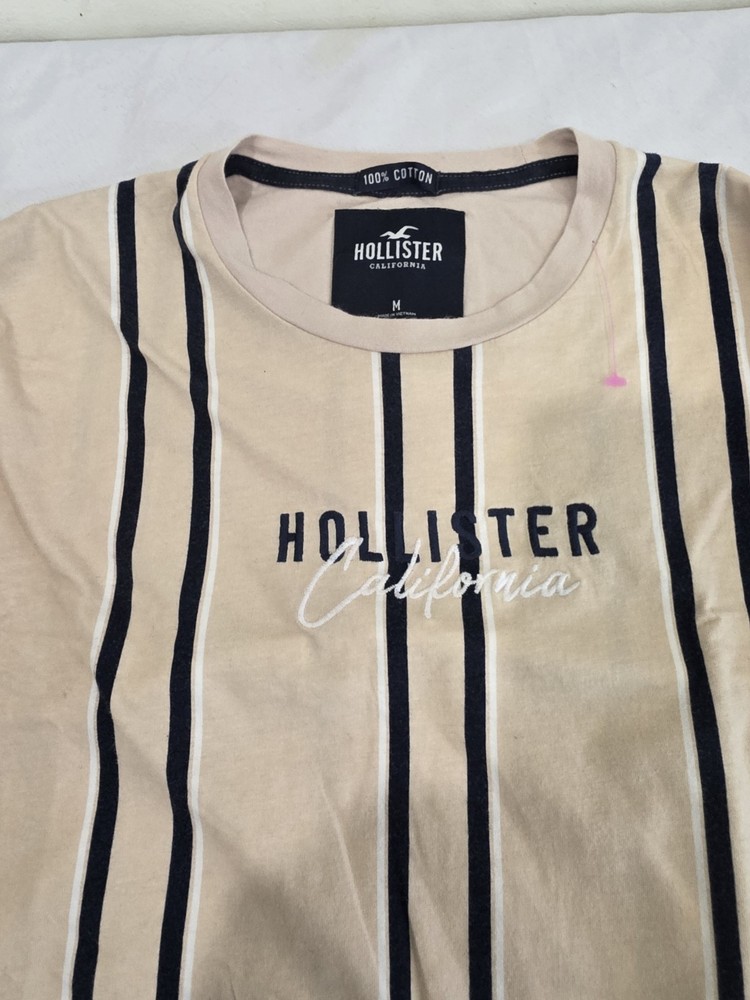 HOLLISTER CLASSIC CASUAL FORMAL STRETCH T-SHIRT FOR MEN SIZE M