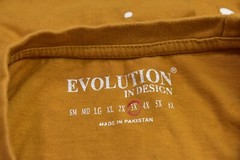 Evolution in Design Never Fold Poker Orange Gold Spoted SS T-Shirt Mens 3XL