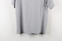 Vintage Asics Mens Size Medium Spell Out Block Letter Short Sleeve T-Shirt Gray