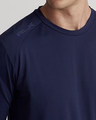 NWT $128 RLX Ralph Lauren Classic Fit Mesh Long-Sleeve T-Shirt Navy Men’s XL