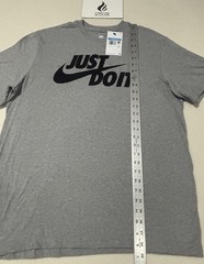 Nike Sportwear Just Do It Graphic T-Shirt Dark Grey Heather Men’s M AR5006-063