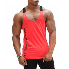 Men’s Sleeveless Workout Tank Top Bodybuilding Gym Sports Muscle Fitness T-Shirt