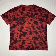 True Religion Tie Dye Arc Logo T-Shirt Streetwear Men 3XL Red Black Hype Y2K