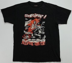 Rare Vintage 21VICTOR Shrimp Aquatic Chaotic 2009 Tour T Shirt 2000s Rock Band M