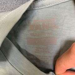 Vans Dual Palm Delivery Service T Shirt Mens Medium Gray Crew Neck Classic Fit