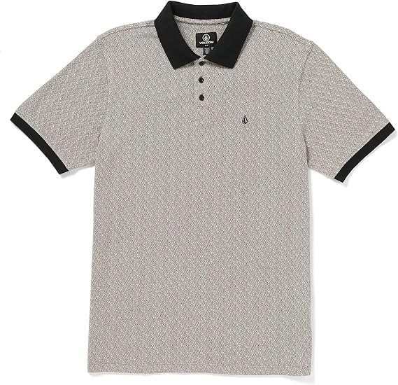 Volcom Men’s Natural Stone Polo Short Sleeve Shirt, L