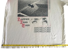 Billie Eilish Coachella T Shirt 2022 Authentic Tour Merch USA Mens Medium Tee