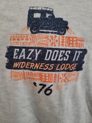 New Men’s 2XLT G.H. Bass & Co. The Eazy Does It Wilderness Lodge and Bar T-Shirt