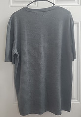 Lot of 2 Claiborne Ribbed Textured V-Neck T-Shirts | Both Size Men’s Large