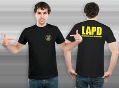 LAPD LOS ANGELES POLICE LOGO T-SHIRT USA SIZE S M L XL 2XL 3XL