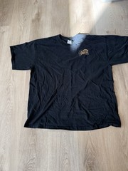 Gildan Black T Shirt Mens L Nicaragua Pond Weston Logo Cotton Tee