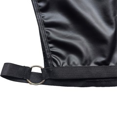 Men Sexy Faux Leather Crop Tops Body Chest Harness Belt Elastic Undershirts Vest