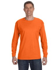 Gildan Cotton Long Sleeve T Shirt Mens Blank Casual Plain Tee Sport 5400