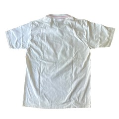 Vintage 90s Polo Shirt floral heart Women’s size Medium NWT Filene’s white pink