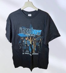 2011 INCUBUS CONCERT T SHIRT BLACK BLUE IF NOT NOW WHEN TOUR BAND TEE MENS L