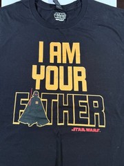 Star Wars Men’s Short Sleeve T-Shirt Crew Neck – Large – Darth Vader