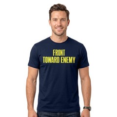 Front Toward Enemy Military T Shirt Funny Army Tactical Patriotic Veteran Tee