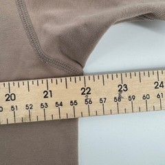 BYLT Drop Cut Lux Men XL Taupe Brown Short Sleeve Curved Hem T-Shirt Performance