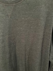 Men’s Ultra Soft Crew Long Sleeve Shirt XL Green Heather Cotton/Poly Architect