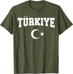 Turkiye National Flag Turkish Men Women Vintage Red T-Shirt
