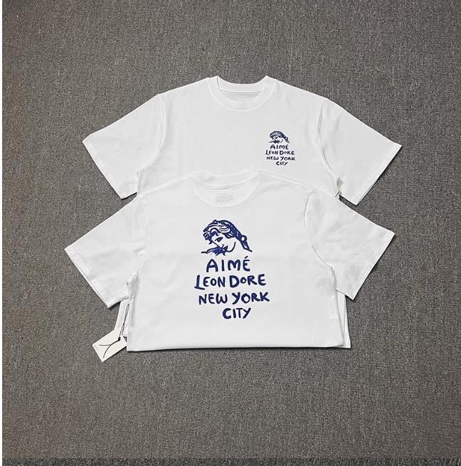 2025 Unisex Anniay-lin/Aime/ Leon /Dore ALD Printed Casual Short sleeved T-shirt