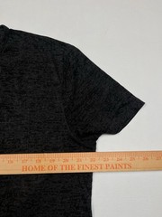 John Varvatos T-Shirt Mens XL Charcoal Burnout Pocket Short Sleeve Tee